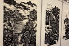 追随张仃17年，画家郭博展焦墨山水