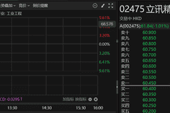 港股异动 | 港股年内最大IPO!立讯精密港股上市首日盘中破发