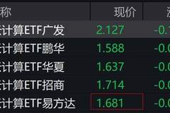 云计算概念股走弱，云计算ETF跌超5%