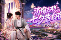 “驸马团”七夕空降,济南方特“情歌告白夜”点亮国风浪漫