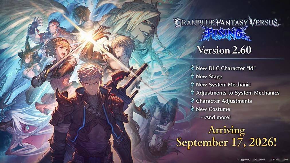 游戏《碧蓝幻想Versus:崛起》9月17日登陆任天堂Switch 2