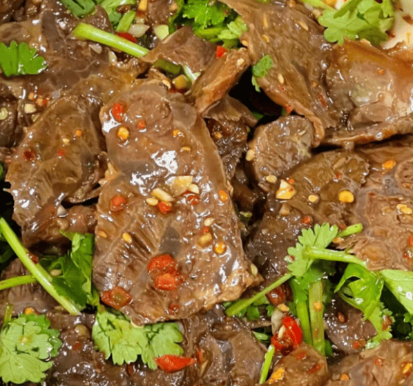 牛肉这样拌才够味，家常葱拌牛肉做法