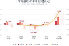东方盛虹：预计上半年度净利润同比增长987%-1195%