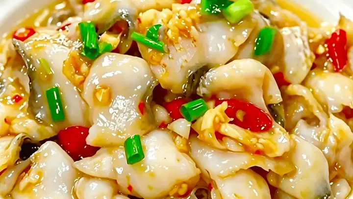 蒜香鲜辣滑鱼片,一口沦陷的家常鲜滋味