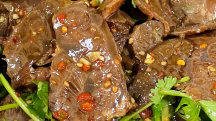 牛肉这样拌才够味,家常葱拌牛肉做法