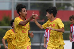 两连胜关键战锁定胜局 U17国足1-0力克毕尔巴鄂U17 程晟涵连续两场头球建功成胜负手