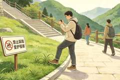 文明提醒！莫让不文明行为，煞尽高山好风光