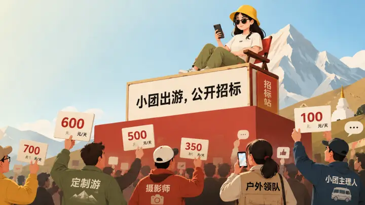 这届游客,流行公开招标旅行社