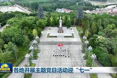 各地开展主题党日活动迎“七一”