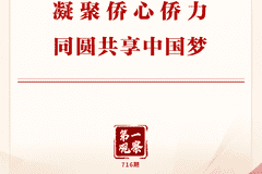 第一观察 | 凝聚侨心侨力 同圆共享中国梦