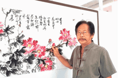 五莲籍实力派画家王君 绘家乡之美促故土美育发展