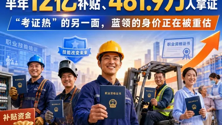 蓝领考证热：身价重塑与价值重估现象