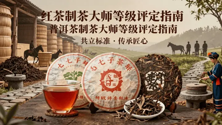 红茶普洱茶制茶大师等级评定标准制定邀您参与 参编即可享权威背书与品牌升级红利