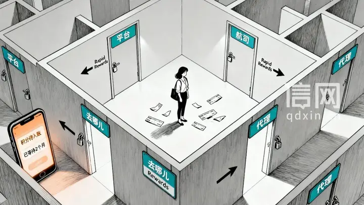 去哪儿旅行承诺退还的美国西南航空积分超两月未到账 平台与航司互相推诿难解决