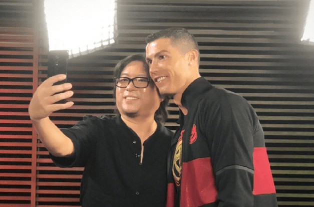 高晓松晒与C罗旧合照：20年英姿飒爽，谢谢C罗！