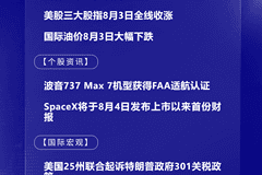 8月4日国际消息汇总：日韩股市齐高开，美国25州联合起诉特朗普政府301关税政策违法