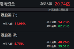 8月4日南向资金净买入破20亿港元 资金流向凸显市场动向