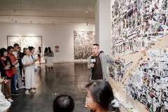 李枪艺术作品以模糊轮廓、重构自然、纸页碎片直击文化记忆与时代追问，成时代关注焦点