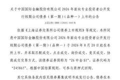 上交所:中国国际金融股份有限公司债券8月20日上市,代码245865