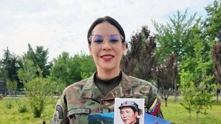 跨越国界读懂初心!委内瑞拉女军官感悟“为人民服务”真谛