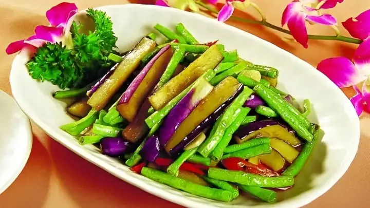 茄子豇豆的神仙搭配家常炒法
