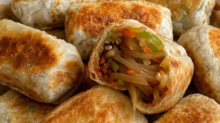 15分钟免揉面土豆丝盒子 酥脆鲜香轻松上桌成家常招牌