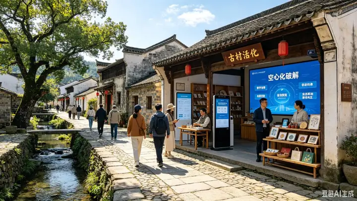 古村焕新：数字化活化方案破解空心化难题，带动文旅活力爆发