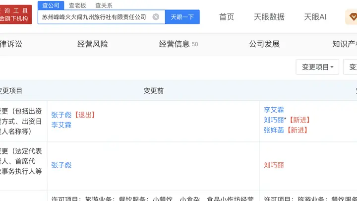 张姩菡接手父亲三家公司股份