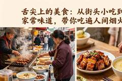 舌尖上的美食：从街头小吃到家常味道，带你吃遍人间烟火