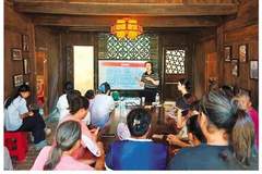 乡村古建筑里飘出了咖啡香 桂林一高校让遗产保护地也成了文化打卡点