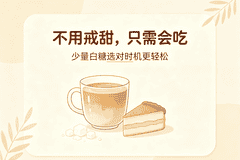 想吃甜食又控糖:少量白糖的正确食用时机