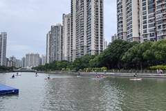 从远观到近玩，苏州河龙舟赛首次开放桨板体验，苏州河蝶变看得见