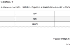 深交所调整港股通标的:网易入 福寿园出