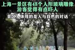 48个玻璃人形吓到游客,公共艺术翻车症结在忽视“公共”|快评