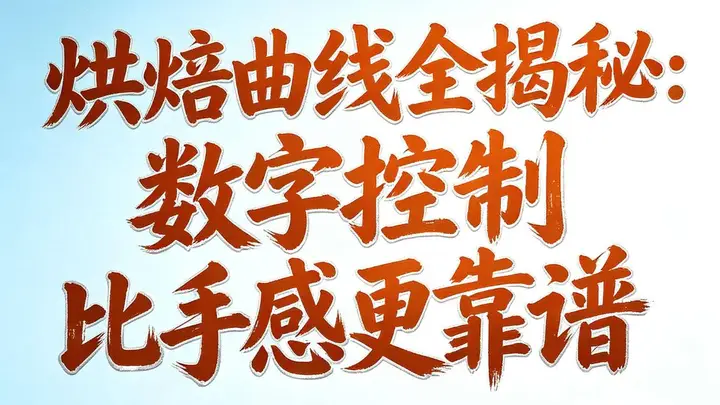 咖啡豆烘焙曲线全揭秘：数字控制比手感更靠谱
