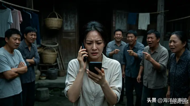 公公将滚油泼向我时，所有人都在围观哄笑，我强忍剧痛拨出了电话