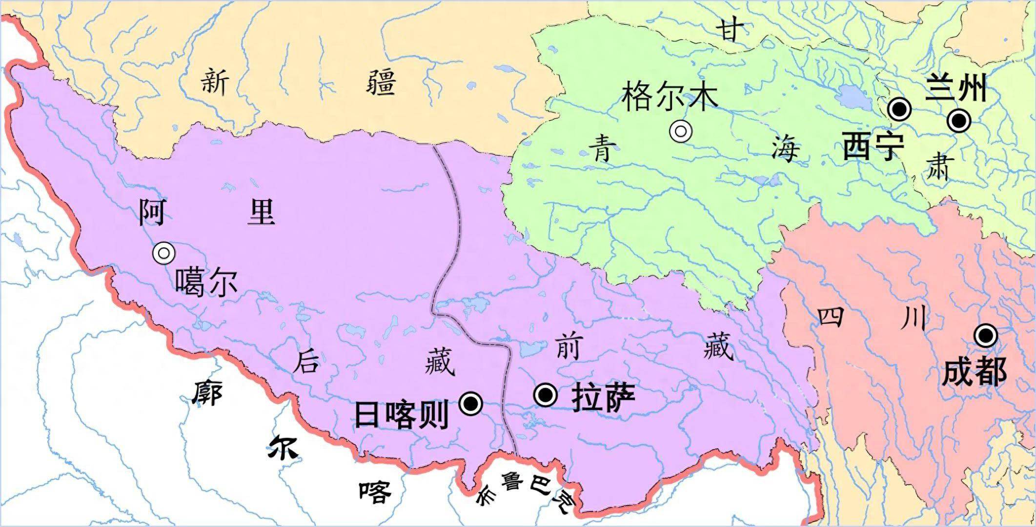 清朝对青藏高原的切割，将康区大部划给四川，影响至今