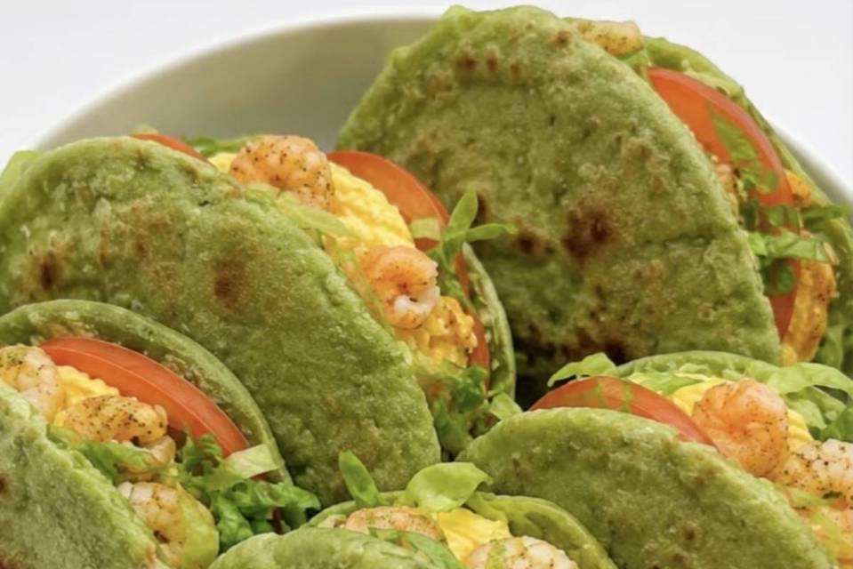 外面汉堡添加剂多？自制菠菜皮塔饼干净无添加