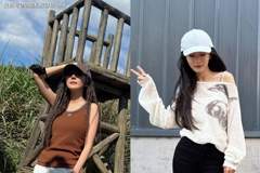 杨幂夏日极简风穿搭成范本 2套清爽私服少女感拉满适配全场景