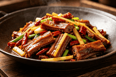 经典名肴——炒 板 鸭