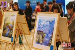 绘运河风光叙两岸亲情 苏台青少年书画交流展在苏州开展