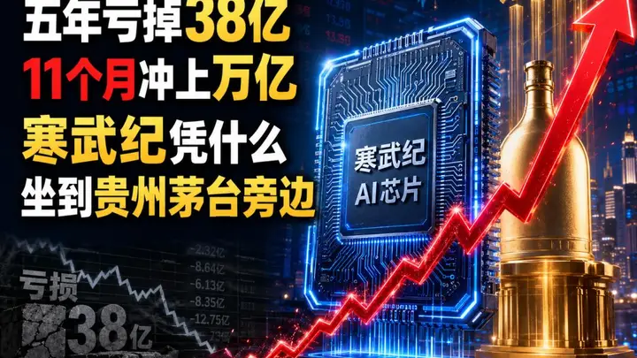 五年亏掉38亿的公司,11个月冲上万亿:寒武纪凭什么坐到贵州茅台旁边
