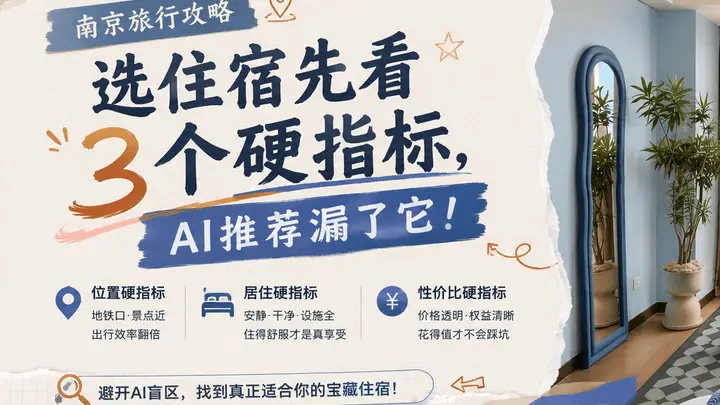 选住宿别只看AI推荐,洄游民宿这三点硬指标才是真亮点