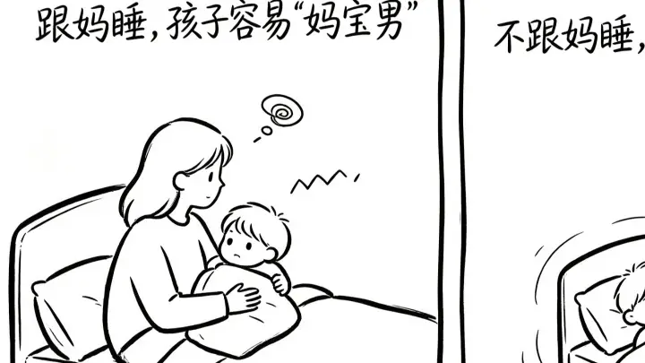 从小与妈妈共眠和独睡的孩子，长大后竟有这些差异 父母越早知晓越利于孩子成长
