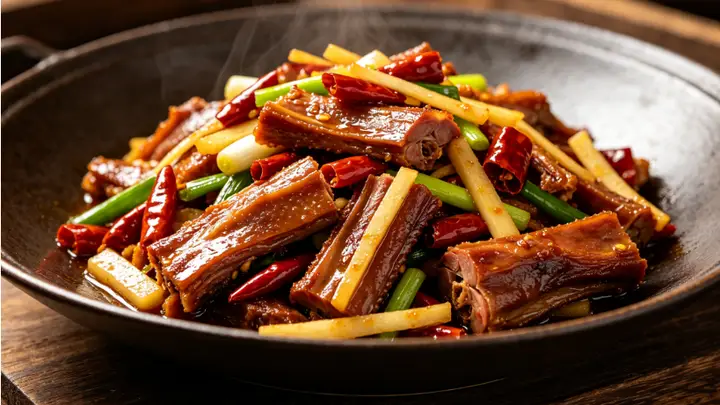经典名肴——炒 板 鸭