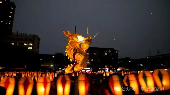 大庸古城澧水夜游邂逅慈利板板龙灯的千年浪漫