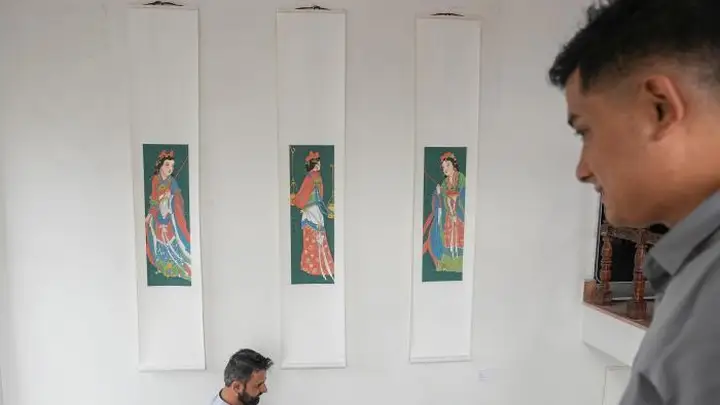 “兰亭雅集——当代中国书画作品海外展”在尼泊尔举行