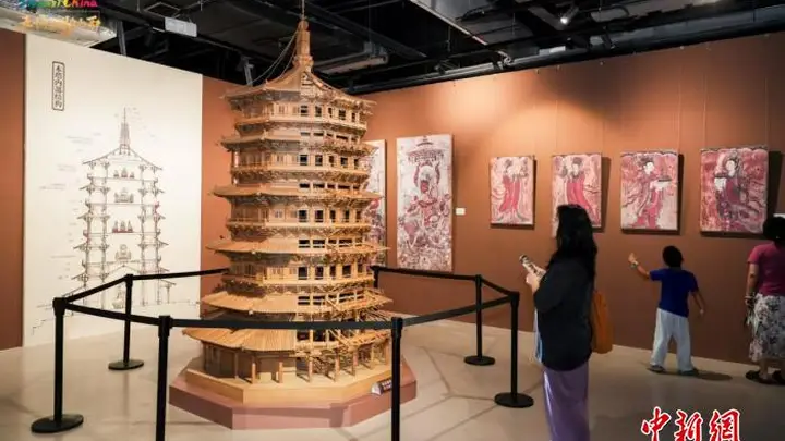“五千年文明看山西”巡展天津启幕 应县木塔携精品文物亮相带来文旅新体验