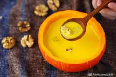 这款温润润养的金瓜浓汤 轻食党超爱的治愈滋味