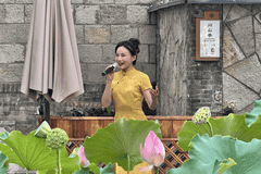 泉韵流声!济南泉畔上演沉浸式艺术快闪秀